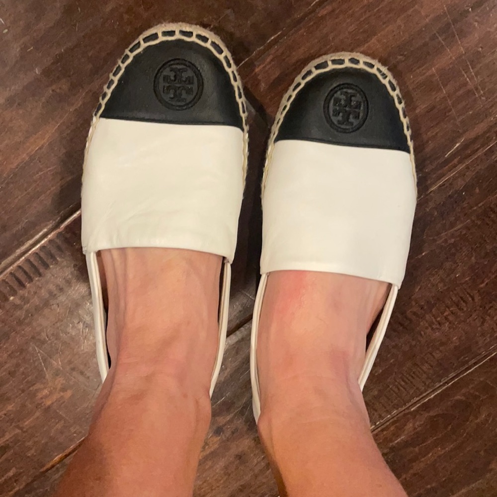 Tory Burch leather espadrilles